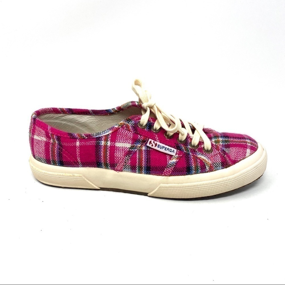 Superga pink 2750 Classic Tweed Vulcanized Sneaker